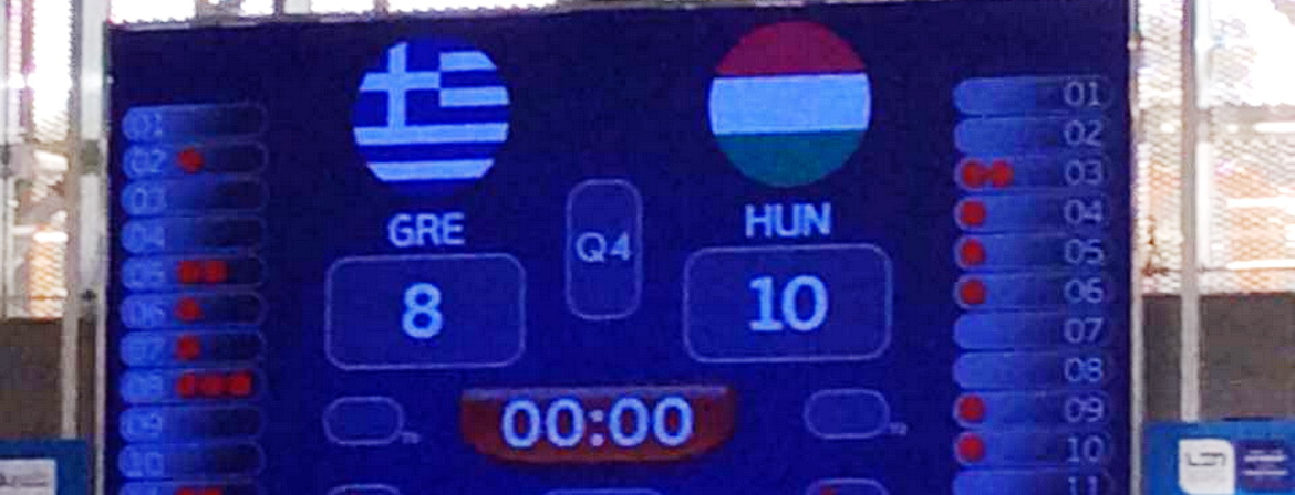 U19 - Görögország-Magyarország 8:10