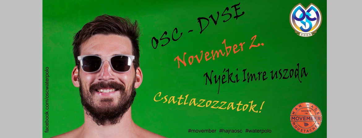 Movemberi OSC-Debrecen jön - összeakad a bajusz?