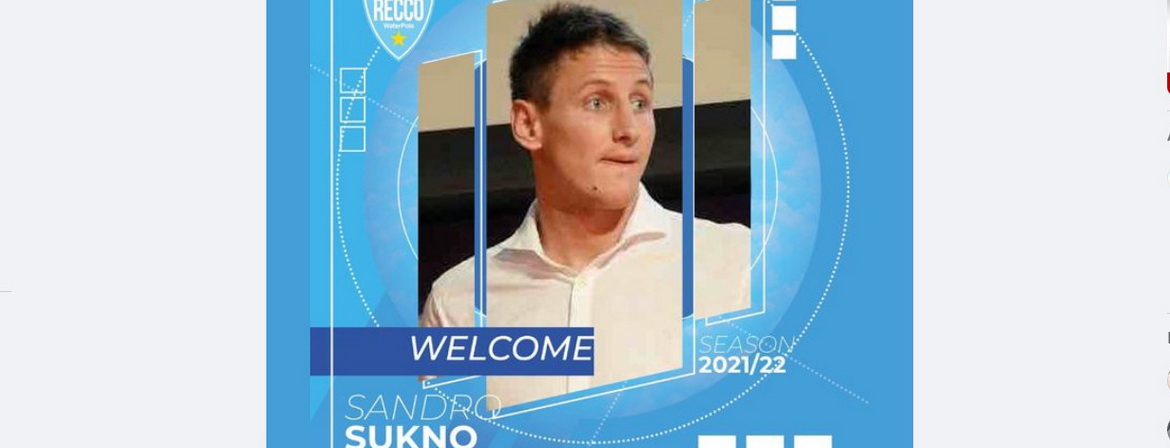 Sandro Sukno a Pro Recco (és Zalánki Gergő) új edzője!