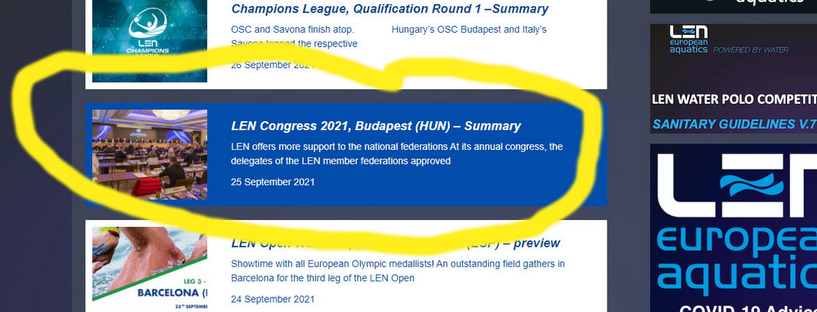 Botrányos LEN-kongresszus zajlott Budapesten?