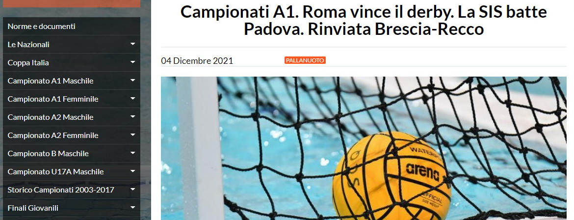 Olasz bajnoki eredmények - Covid miatt el kellett halasztani Zalánkiék meccsét
